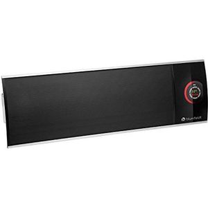 Blumfeldt Cosmic Beam Ultra - warmtestraler, infraroodstraler, terrasverwarmer, 2200 watt vermogen, IPX4-bescherming, afstandsbediening, incl. Bevestigingsmateriaal, zwart