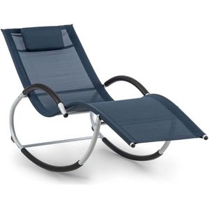 Westwood Rocking Chair schommel-ligstoel ergonomisch aluminium donkerblauw