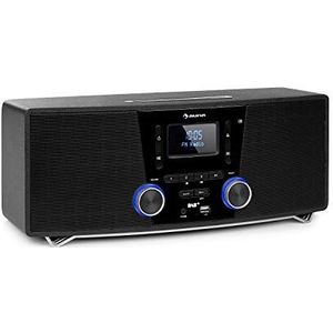 Stockton - Micro-stereoinstallatie - Zwart - DAB+ FM CD Speler BT OLED