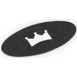 Griptape voor balance board indoorboard kunststof 2 stuks ovaal