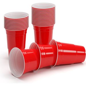 Nadal Classics rode party bekers 16 oz 473ml drinkbekers herbruikbaar robuust