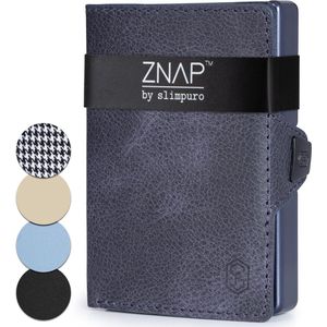 ZNAP Slim Wallet 12 pasjes muntvak 8,9 x 1,8 x 6,3 cm (BxHxD) RFID bescherming