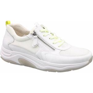 Gabor rollingsoft sensitive 46.918.60 - dames wandelsneaker - wit - maat 42.5 (EU) 8.5 (UK)