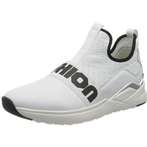 Gabor Jollys 43.48 Sneakers voor dames, Wit wit zwart 21, 39 EU