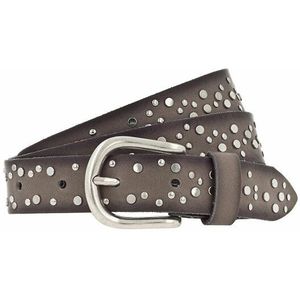 Vanzetti Studded belt Leer taupe 80 cm