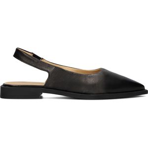 Copenhagen Studios, Schoenen, Dames, Zwart, 40 EU, Leer, Elegante Zwarte Leren Slingbacks