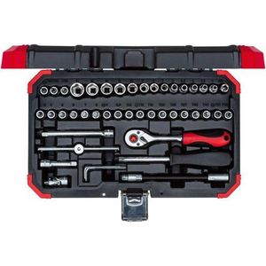 Gedore RED - Dopsleutelset - 46-delig - Kogelvergrendeling - 2K-handgreep