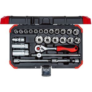 Gedore RED R69003024 24-delige Dopsleutelset - 1/2''