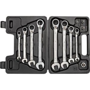 Gedore RED - R07203012 - Ringratel-steeksleutelset - Metrisch - 8-delig