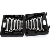 Gedore - R07203016 - Ringratel-steeksleutelset - 16-delige - Chroom-vanadiumstaal