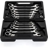 Gedore - R07203016 - Ringratel-steeksleutelset - 16-delige - Chroom-vanadiumstaal