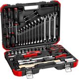 Gedore Red - Gereedschapskoffer - Zilver - Chroom - 61-delig