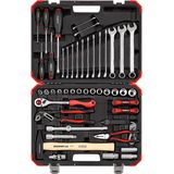 Gedore Red - Gereedschapskoffer - Zilver - Chroom - 61-delig