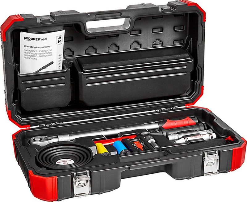 Gedore RED - R68903011 - Wielmontage-set - incl. Momentsleutel - 40-200 Nm
