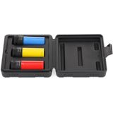 Gedore RED - Kracht-dopsleutelinzetset - 3-delig - Chroom-molybdeenstaal