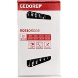 Gedore RED – R05105008 – Steeksleutelset SW6-22 Lang Metrisch – 8-Delig