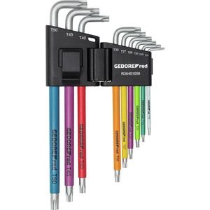 Gedore - R36401009 - Haakse Stiftsleutelset - Multicolor - 9-dlg