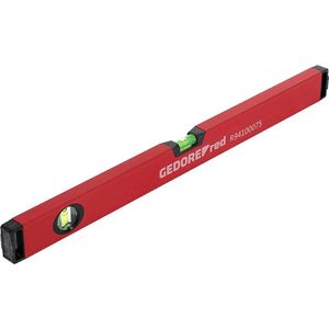 GEDORE Red waterpas, 600 mm lang, met verticale en horizontale libel, meetnauwkeurigheid +/- 0,5 mm/m, R94100075