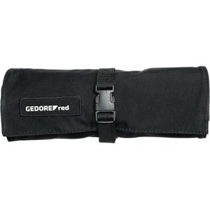 GEDORE red Gereedschapsroltas - Zwart - Waterafstotend - Voor 12 Sleutels
