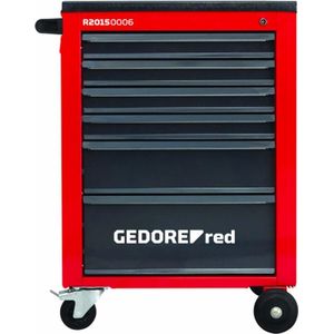 Gedore Gereedschapswagen Leeg - Mechanic - 6 Lades - Roo - Zwart