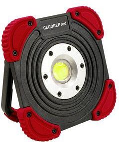 GEDOREred R95400145 Akku-LED-Baustrahler rot, schwarz