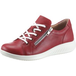 Dames veterschoen in rood