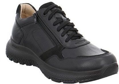 Casual Schoenen - Effen - Leer - Versterkte Hak - Snoersluiting