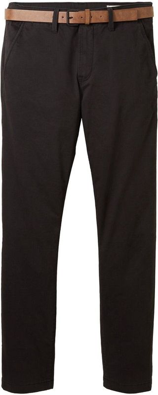 Chino Broek - Twill - Groen - Met Riem en Twee Zakken