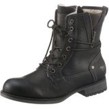 MUSTANG dames enkellaarsjes gevoerd, 9 zwart., 38 EU