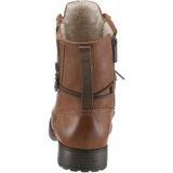 Mustang Shoes Winterboots, Blockabsatz, Winterstiefelette, Schnürboots mit Nieten besetzt