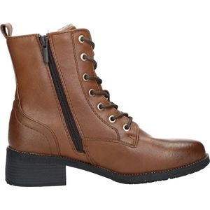 Mustang Veterschoenen Hoog Veterschoenen Hoog - cognac