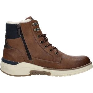 Mustang Veterschoenen Hoog Veterschoenen Hoog - cognac
