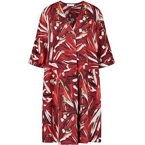 Gerry Weber - Edition - Damesjurk - Donkere Kersen / Rood / Ecru