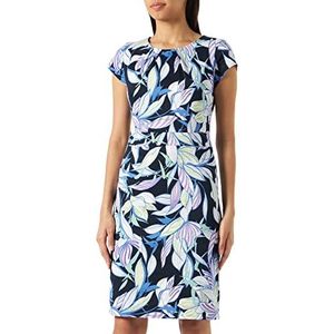 Gerry Weber Dames 180025-31549 jurk, blauw print, 34, Blauw opdruk., 34