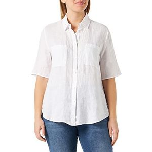 GERRY WEBER Edition Dames 860035-66501 blouse, wit/wit, 38, wit-wit