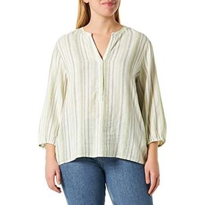 GERRY WEBER Edition Dames 860044-66267 blouse, groene strepen, 34, Groene strepen.
