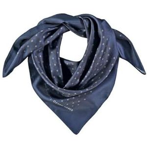 Gerry Weber Dames 72018 doek, sjaal, overige, zwart/blauwe print, één maat, Zwart/blauw opdruk, Eén maat