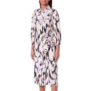 Gerry Weber Damesjurk, ecru/wit/paars/roze print, 36