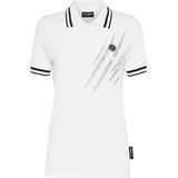 Plein - Sport Shirt - Zwart/Wit - Scratch - Halve Mouw - Katoen