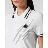 Plein - Sport Shirt - Zwart/Wit - Scratch - Halve Mouw - Katoen