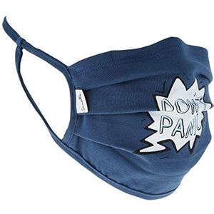 Sanetta Unisex masker volwassen mode sjaal (verpakking van 2), Panic Denim, M