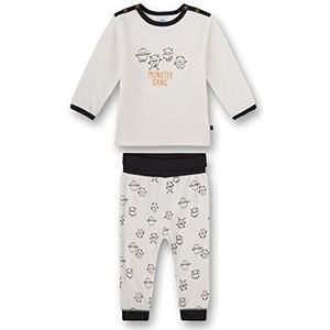 Sanetta Baby jongens lang beige peuter pyjama (2 stuks)