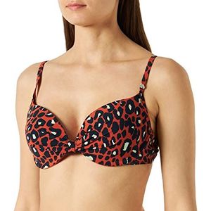 Short Stories Dames Top Padded W/W, Hot Red, 75B