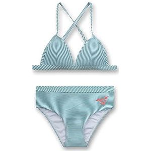 Sanetta Meisjesbikini, teal, 128 cm