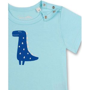 T-shirt - Dinosaurus-motief - 100% Gekamd Biologisch Katoen - Gemaakt in Europa