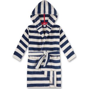 Sanetta - Jongensbadjas - Blauw - Gestreept - Katoenmix - 152