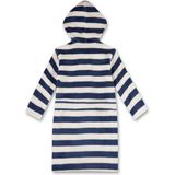 Sanetta - Jongensbadjas - Blauw - Gestreept - Katoenmix - 152