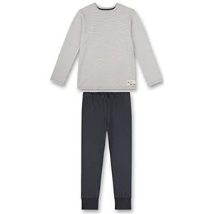 Sanetta 245380 pijamaset voor jongens, grijs.