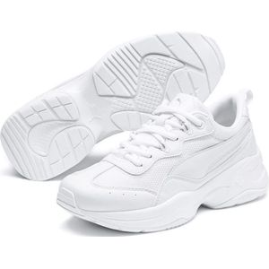 PUMA Cilia Sneakers Dames - Puma White-Gray Violet-Puma Silver
