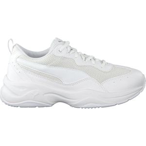 PUMA Cilia Sneakers Dames - Puma White-Gray Violet-Puma Silver